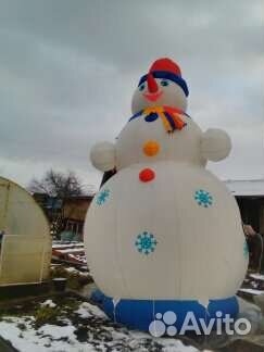 Снеговики надувные с подсветка
