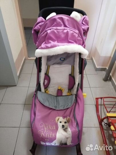 Санки коляска ника 7