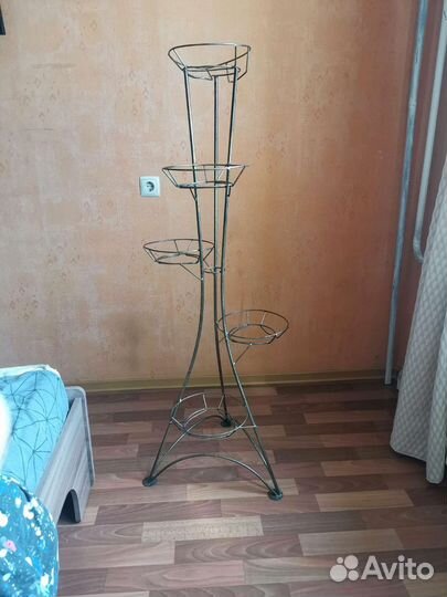 Напольная подставка для растений на 5 шт