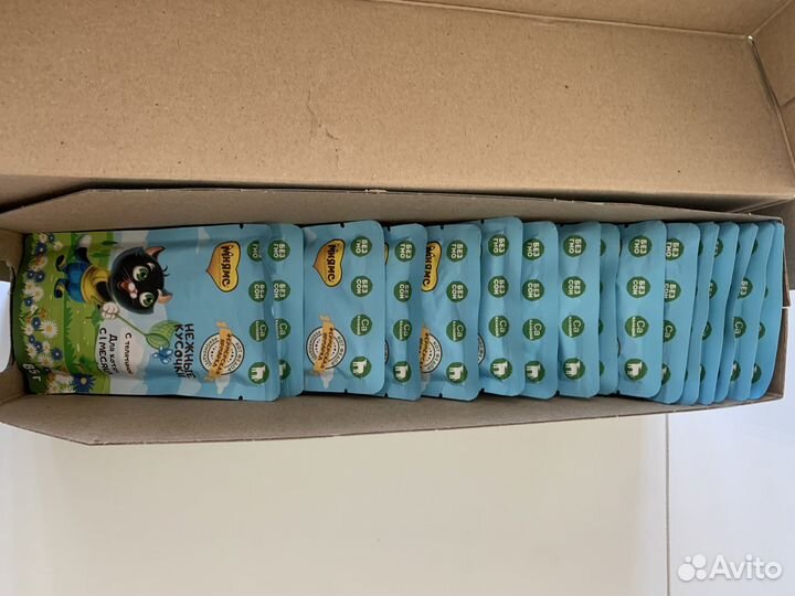 Влажный корм для котят премиум Мнямс