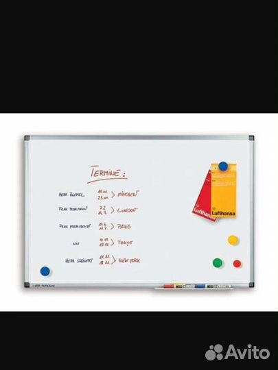 Доска Магнитно-маркерная 60на90 см brauberg новая