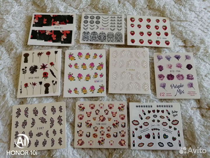 Набор слайдеров для дизайна ногтей