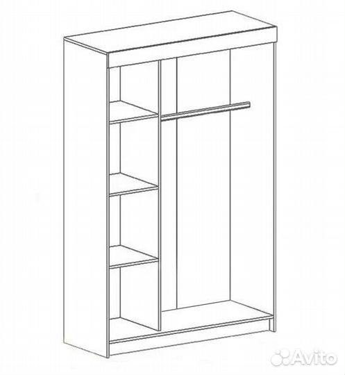 Шкаф-купе Бася Белый