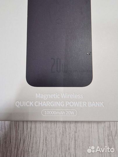 Беспроводной магнитный Повербанк Baseus 10000mah