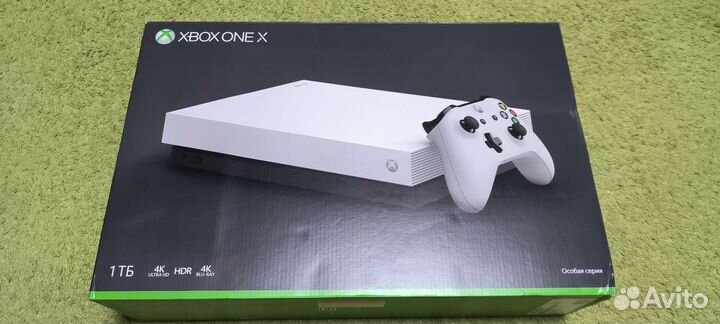 X Box ONE X белый 2tb SSD 60игр-430 игр