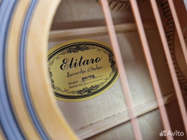 Акустическая гитара Elitaro E4010N(Титова)