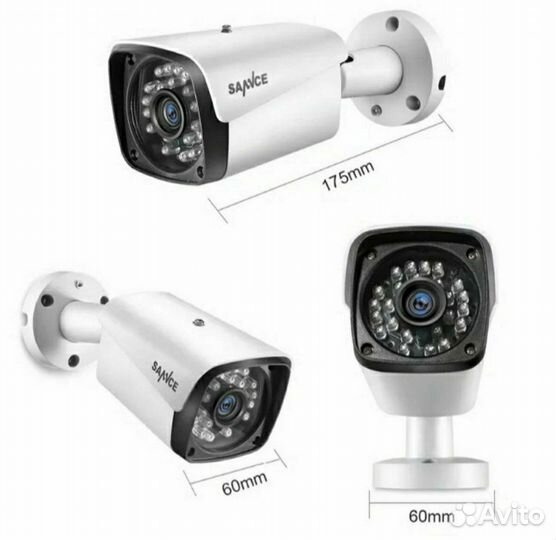 Комплект видеонаблюдения на 2 камеры FullHD