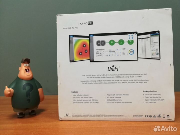 Ubiquiti Wi-Fi точка доступа UniFi AP AC Pro