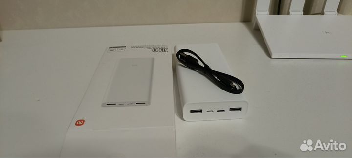 Повербанк xiaomi 20000 мАч с быстрой зарядкой