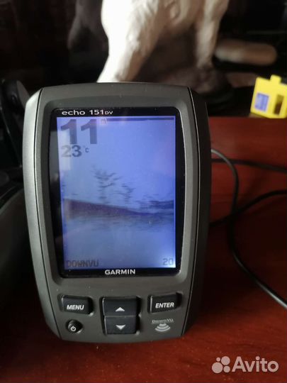 Эхолот 4-лучевой, garmin echo 151 dv. Бу