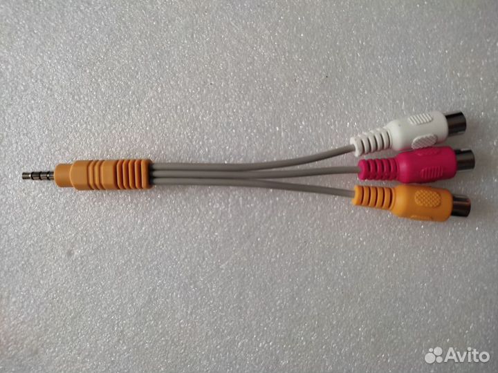 Переходник jack 3.5 (4-pin) to 3X RCA