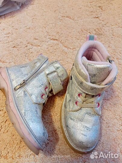 Ботинки демисезонные для девочки 30