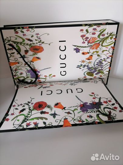 Пакет подарочный Gucci, с тубусом,новый
