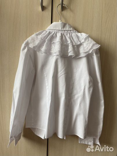 Школьная блузка на девочку 128 134