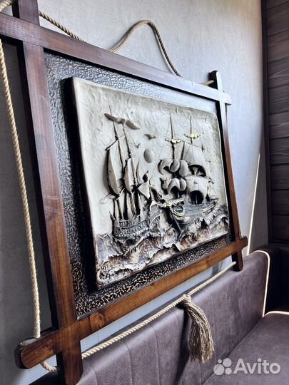 Картина барельеф