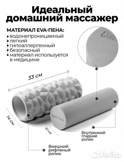 Массажные валики/мфр ролик