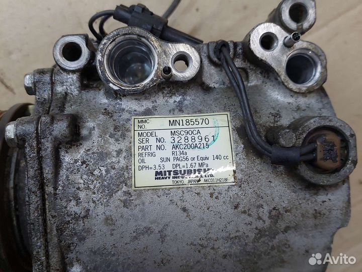 Компрессор кондиционера Mitsubishi Lancer 9