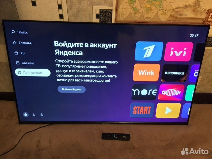 Телевизор Смарт 43дюйма 4к
