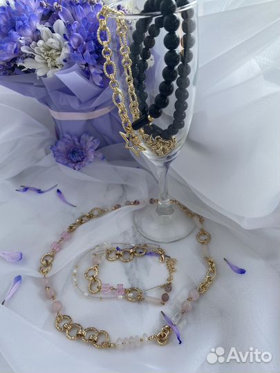 Комплект колье(чокер) + браслет