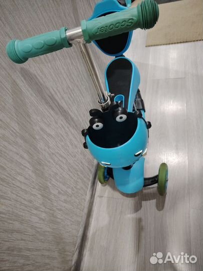 Самокат детский со светящимися колесами