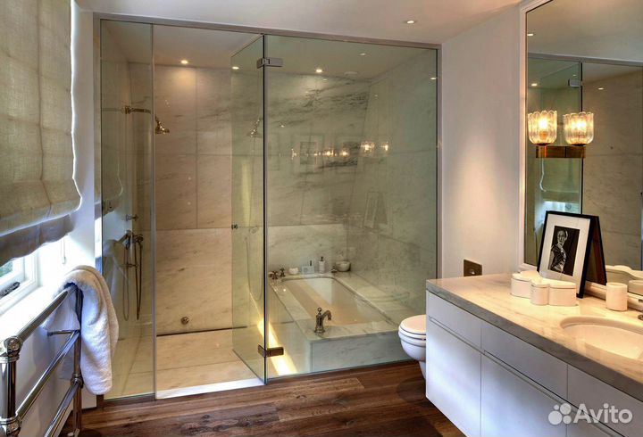 Кабина из стекла душевая