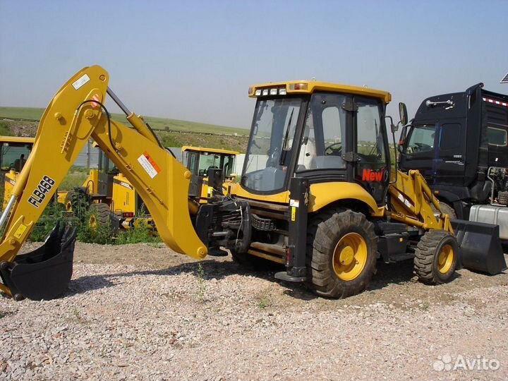 Стекло дверное левое экскаватор-погрузчик Foton FL