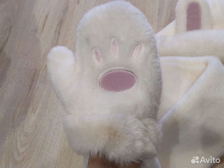 Шапка шарф с ушками