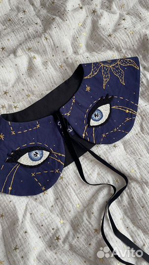 Воротник с вышивкой