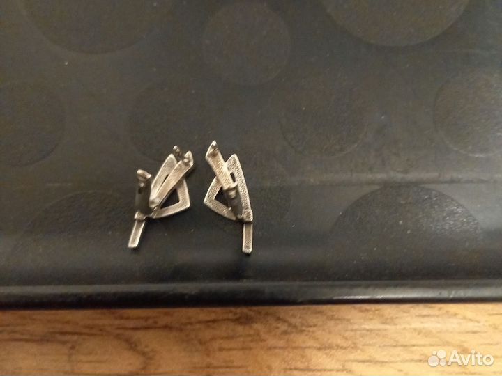 Серьги серебро