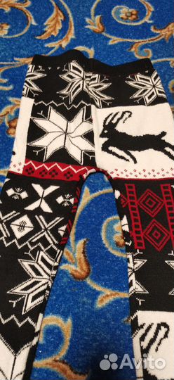 Шерстяные штаны на девочку