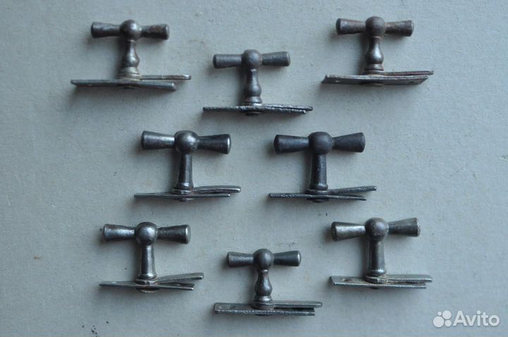 Старинные оконные завертки / фиксаторы створок