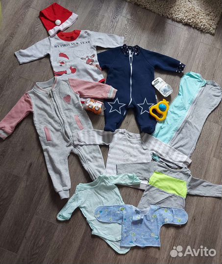 Детские вещи пакетом от 0 до года