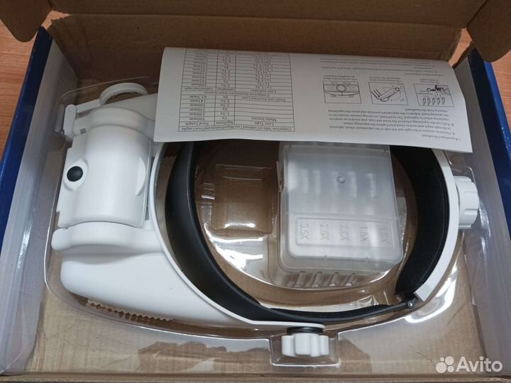 Очки лупа с подсветкой