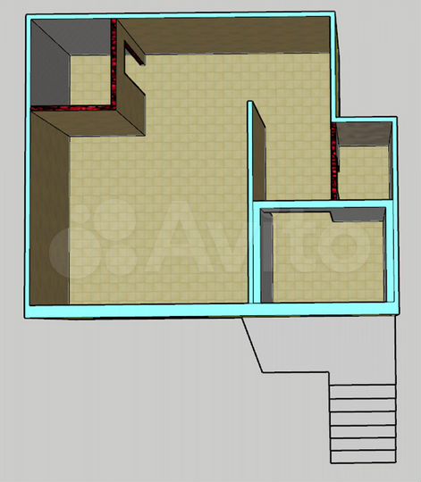1-к. апартаменты, 37,4 м², 1/12 эт.