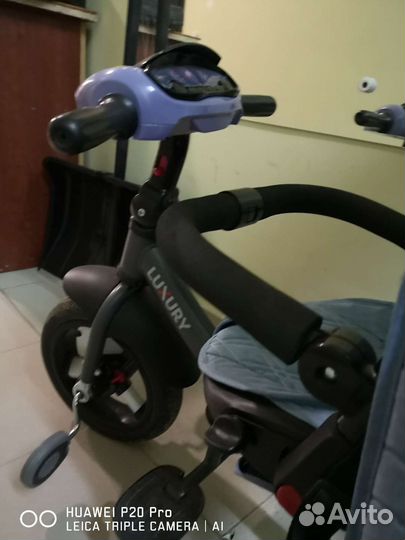 Детский велосипед с ручкой бу