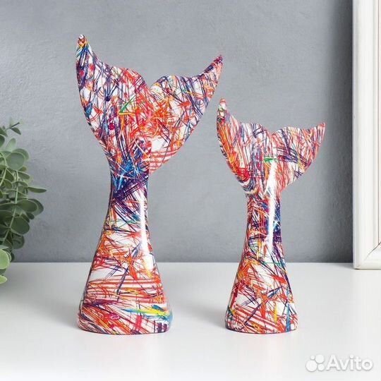 Сувенир полистоун 'Хвост кита. Цветные карандаши'