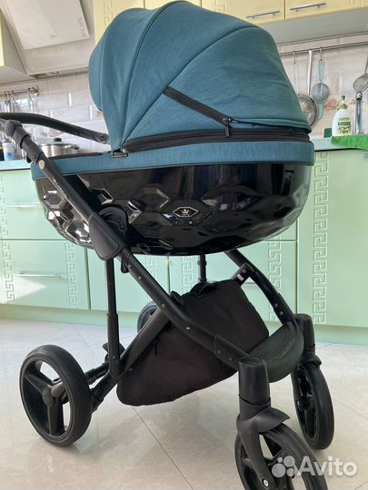 Коляска Adamex Chantal 2в1 малахит