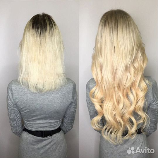 Наращивание волос.Волосы для наращивания+работа
