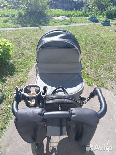 Коляска 2в1 экокожа cobabe 6300 мало б/у