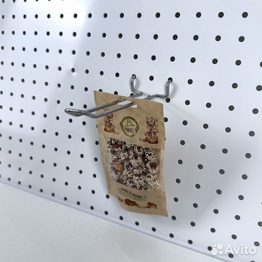 Еврокрючок 200мм, 4мм, шаг 50мм, цинк, на толстую