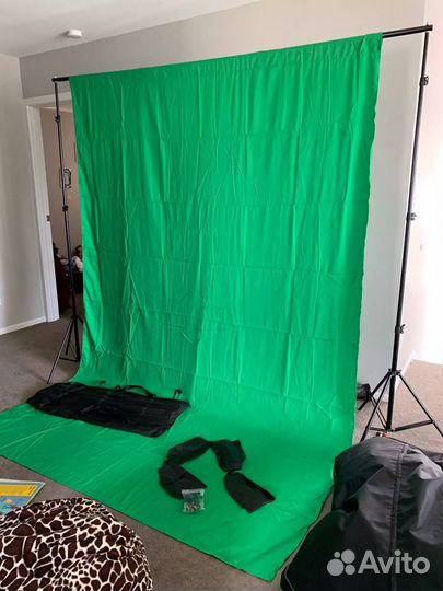 Фотофон стойки + хромакей 3х4м