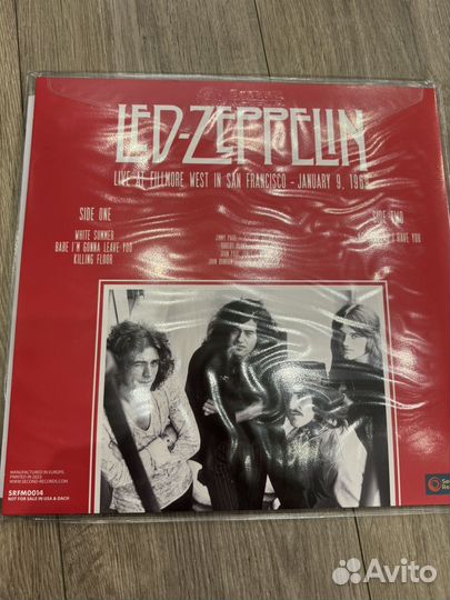 Концерты на цветном виниле Nirvana LED Zeppelin