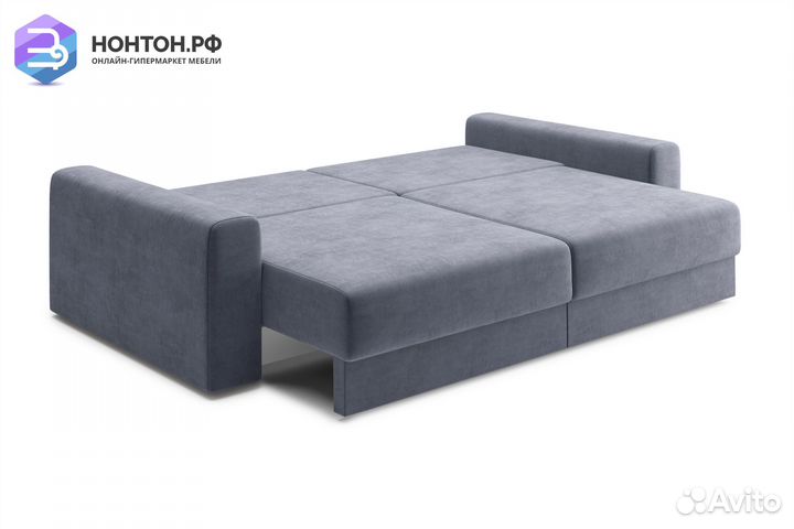 Диван тик-так Омега темно-серый