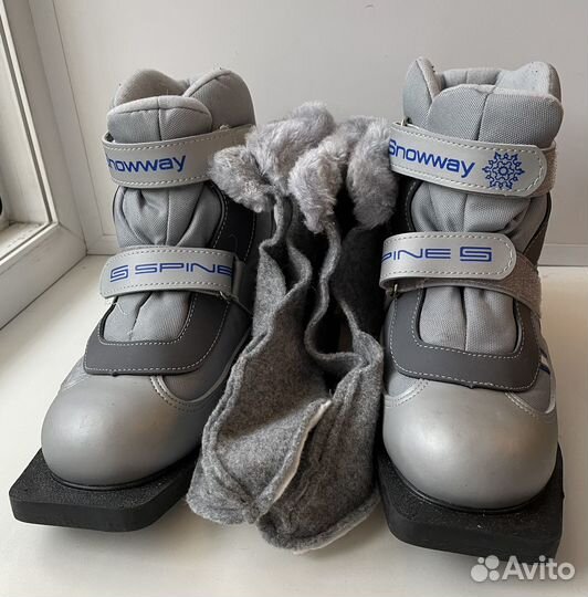 Лыжные ботинки детские Spine Kids Velcro