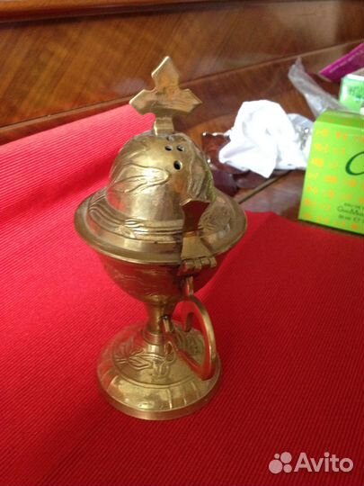 Ароматница православная. Латунь.1я половина 20века