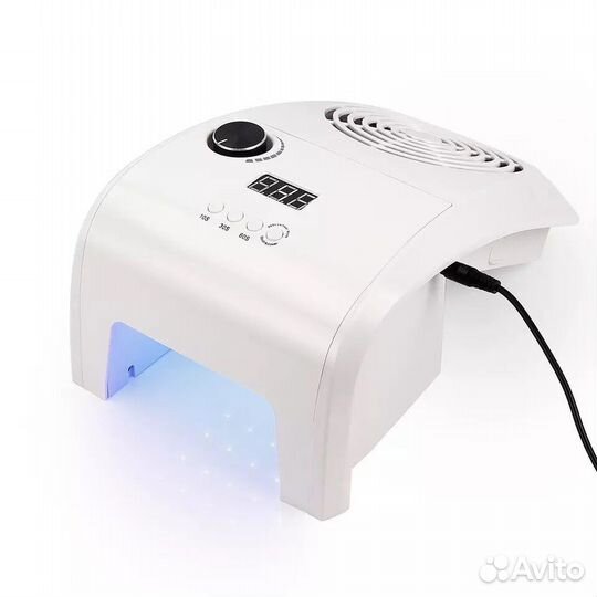 Пылесос для маникюра с лампой