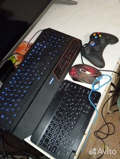 Клавиатуры wifi,наушники pioneer, мышка, джойстик