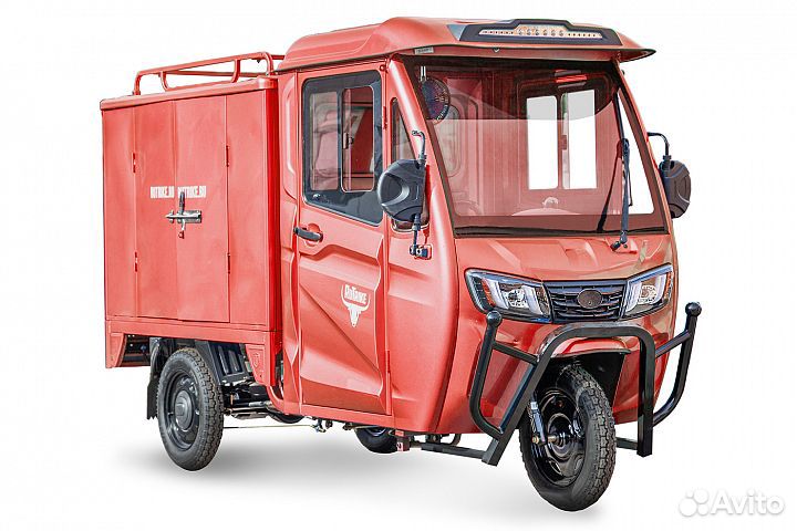 Грузовой электротрицикл Rutrike карго Кабина Дуал
