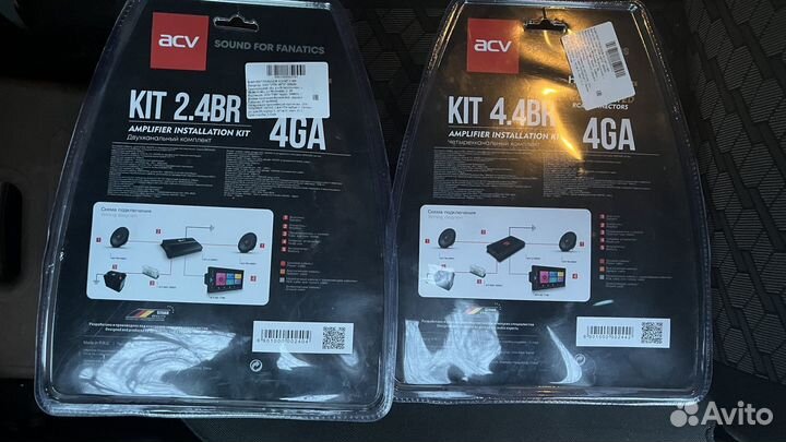 Комплект проводов ACV KIT 2.4BR/4.4BR RCA кабель