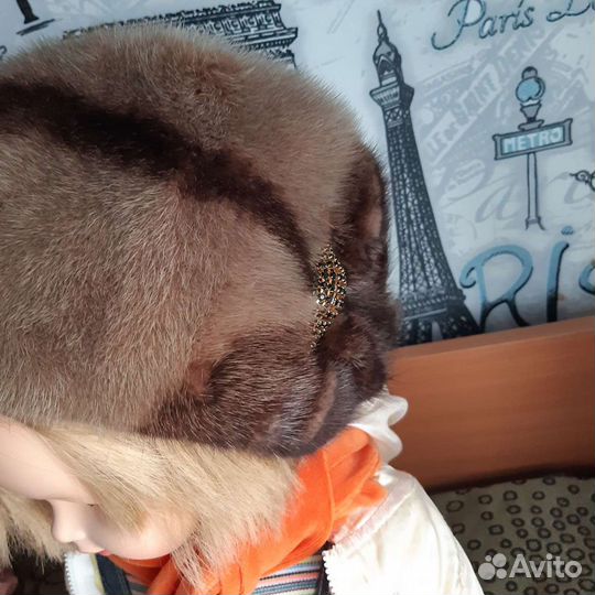 Шапка норковая женская